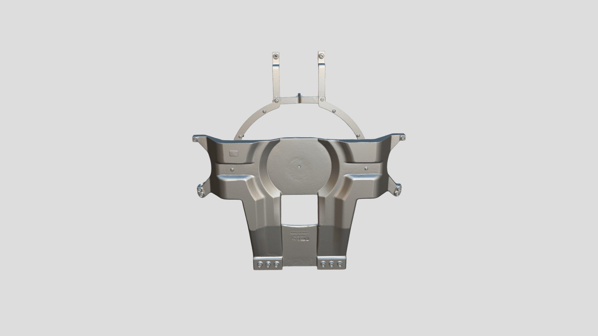 MX20 Front Hardware Group — Sketchfab embed 3D viewer