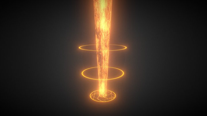 Megumin explosion | VFX test 1 | oxterium 3D Model