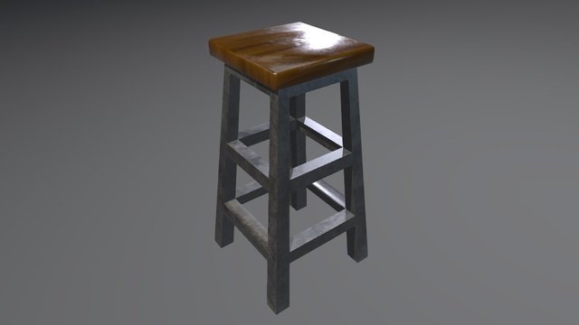 Bar Seat 3D Model