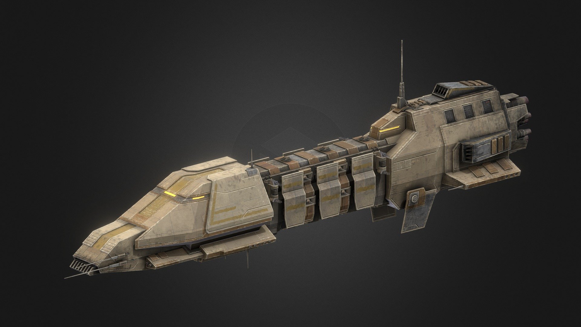 Despot Class Heavy Frigate - 3D model by Kharak [73dfb8d] - Sketchfab