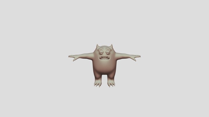Stylized Monster 3D Model