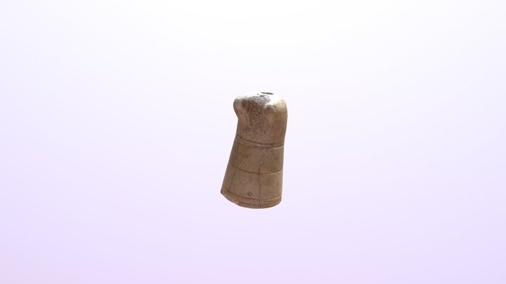 Piece n.7. Medieval Chess Piece from Brno 3D Model