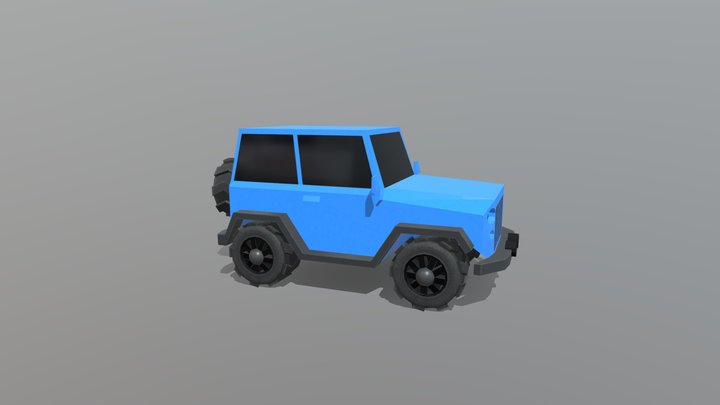 LOW POLY THAR 3D Model
