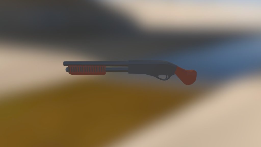 Low Poly Sawed Off