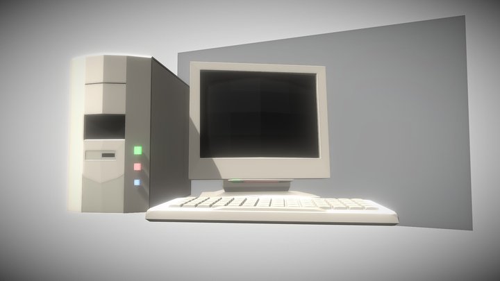 Old PC 3D Model