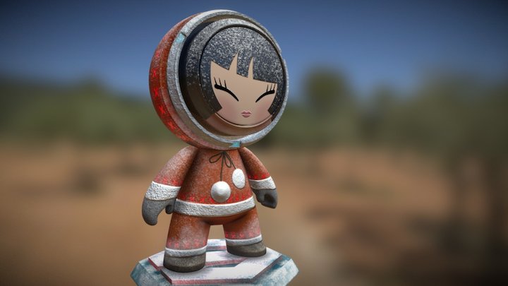 Meet MAT 3d painting contest - Toy Eskimo 3D Model
