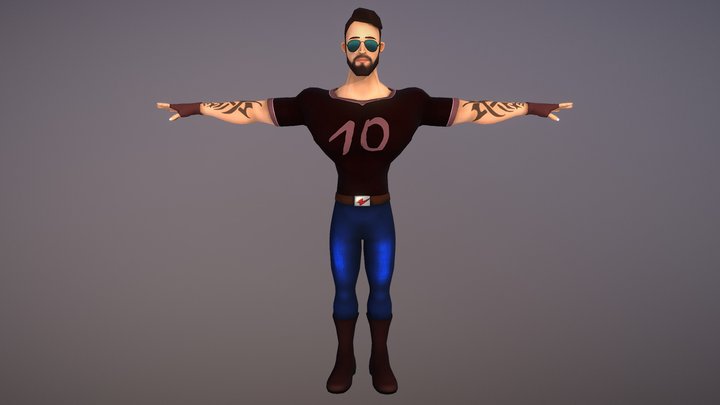 3D gaming Character Model 3D Model