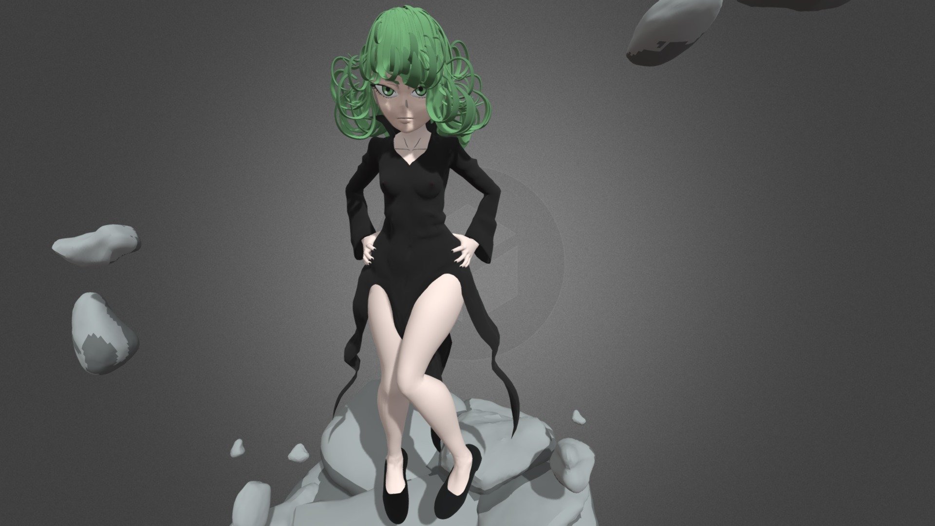 Tatsumaki - 3D model by Fovys3D (@Fovys3D) [73e579f]