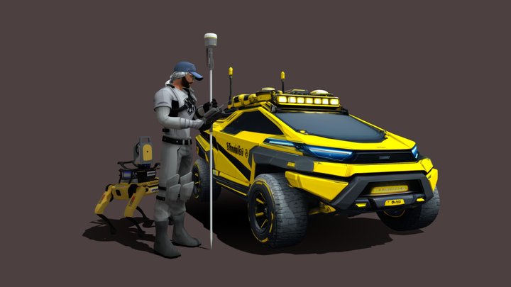 Trimble-Survey Team-2030 – Modello 3D gratuito STL