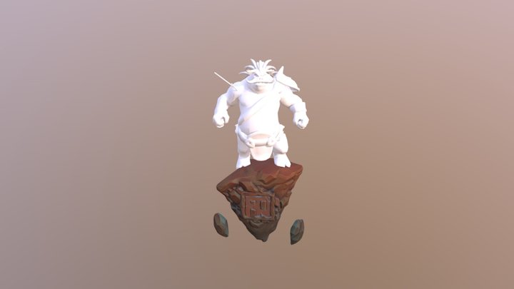 bristleback-dota-fan-art 3D Model