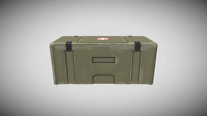 Medical Storage Box 3D Model
