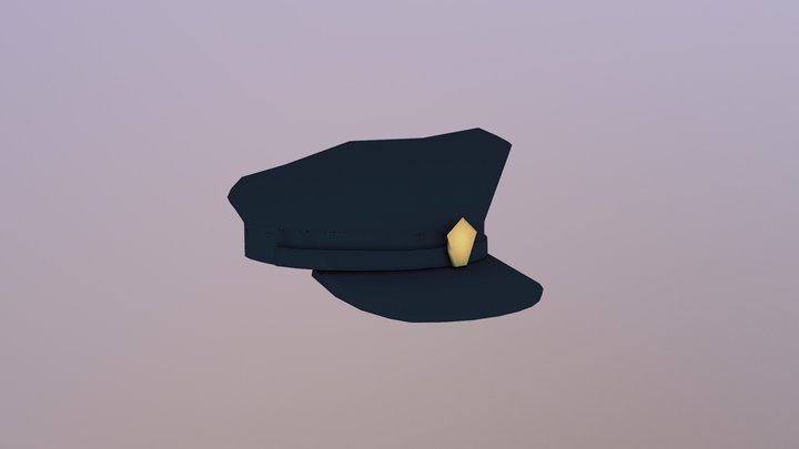 Cop Hat Asset 3D Model