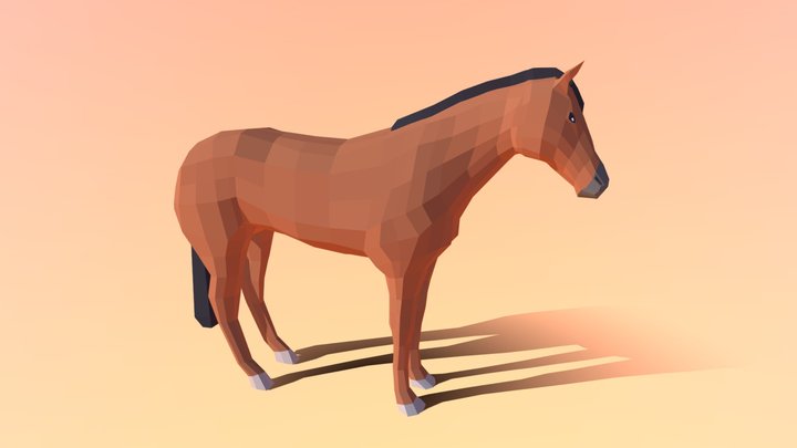 Horse 3D Model