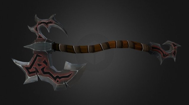 Firesoul Broadaxe 3D Model