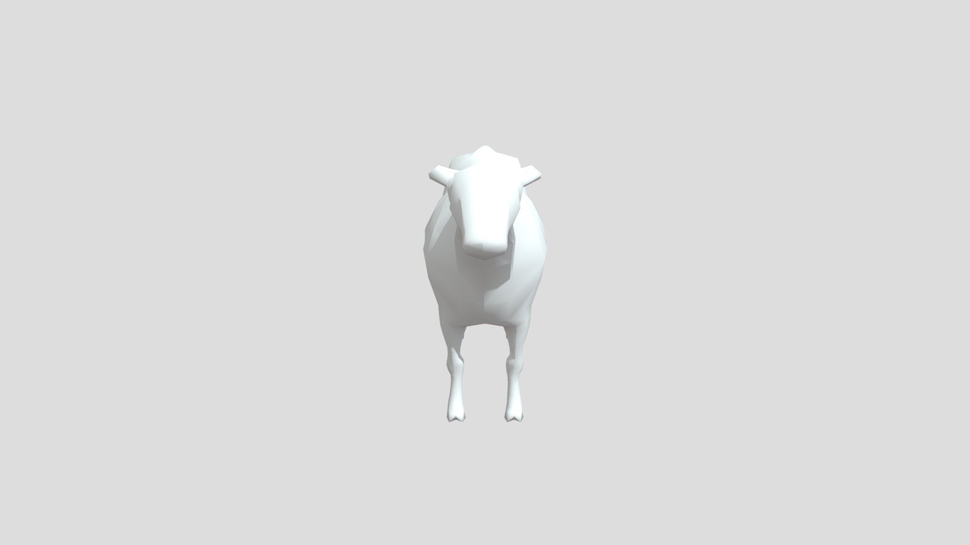 Low Poly Cow