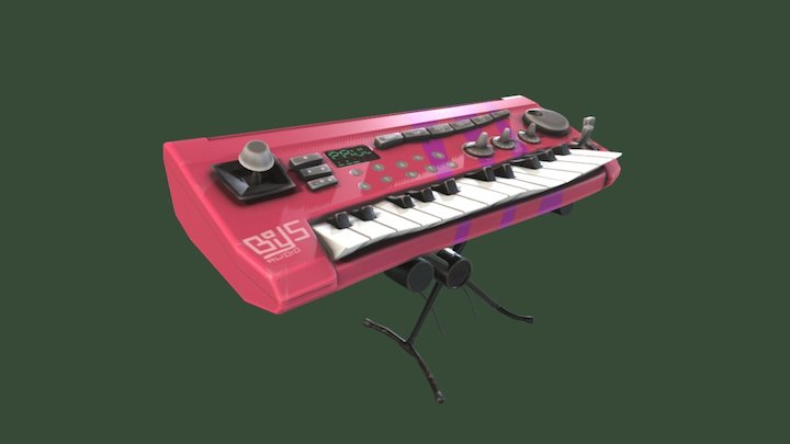 Keyboard from Psychonauts - ITROR 3D Model