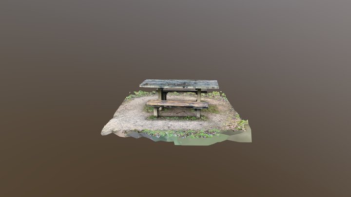picnic bench 3D Model