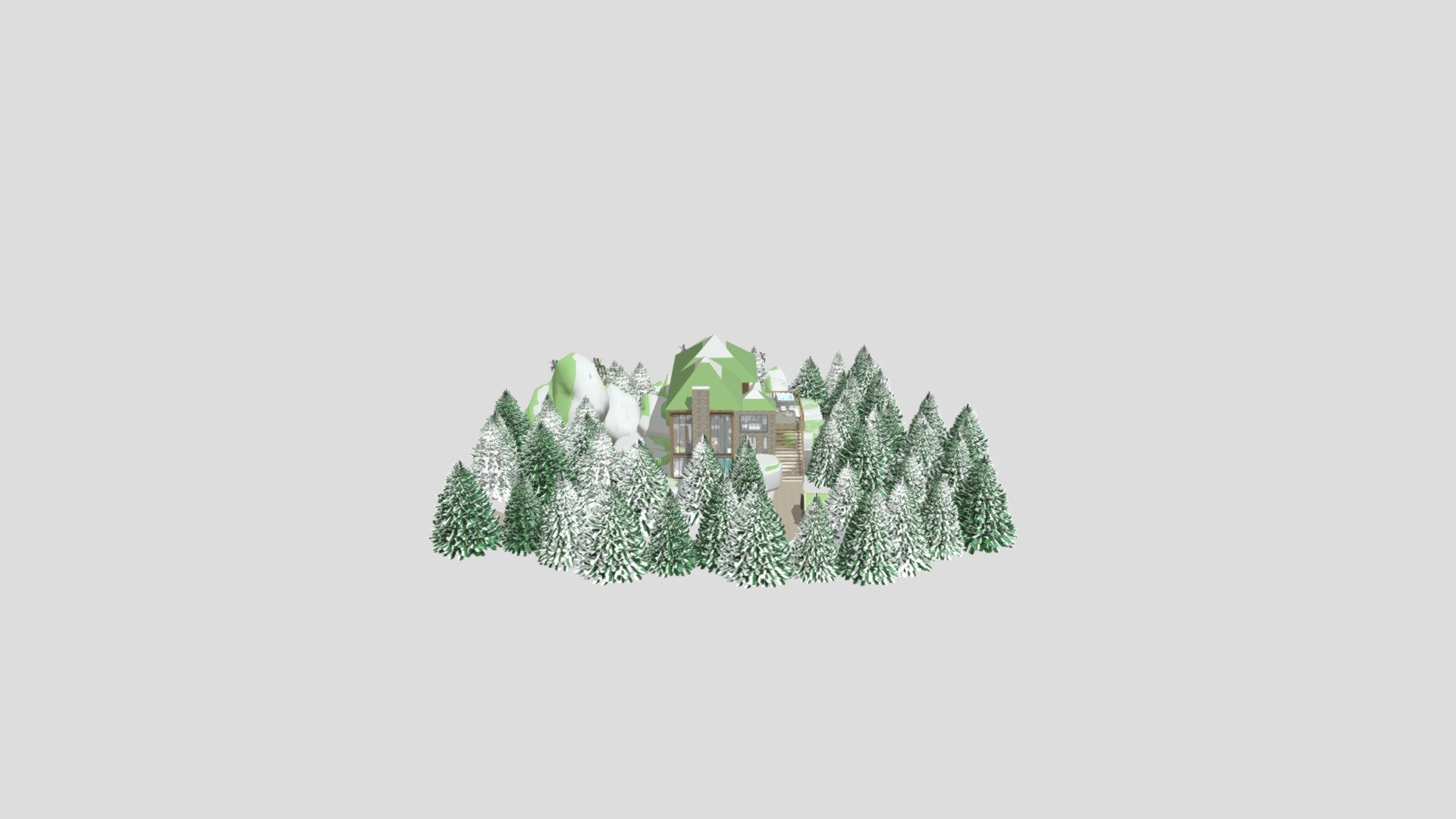 winter chalet