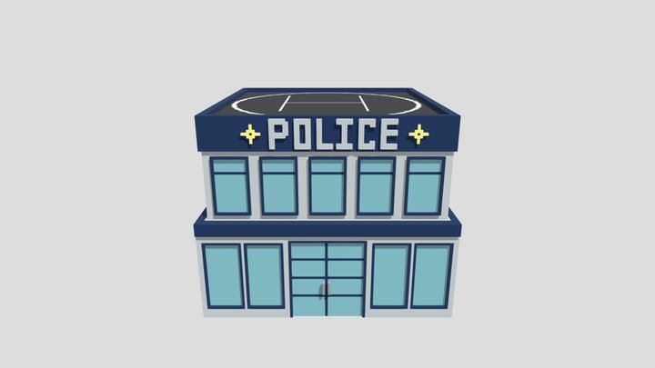 Police station / police department 3D Model