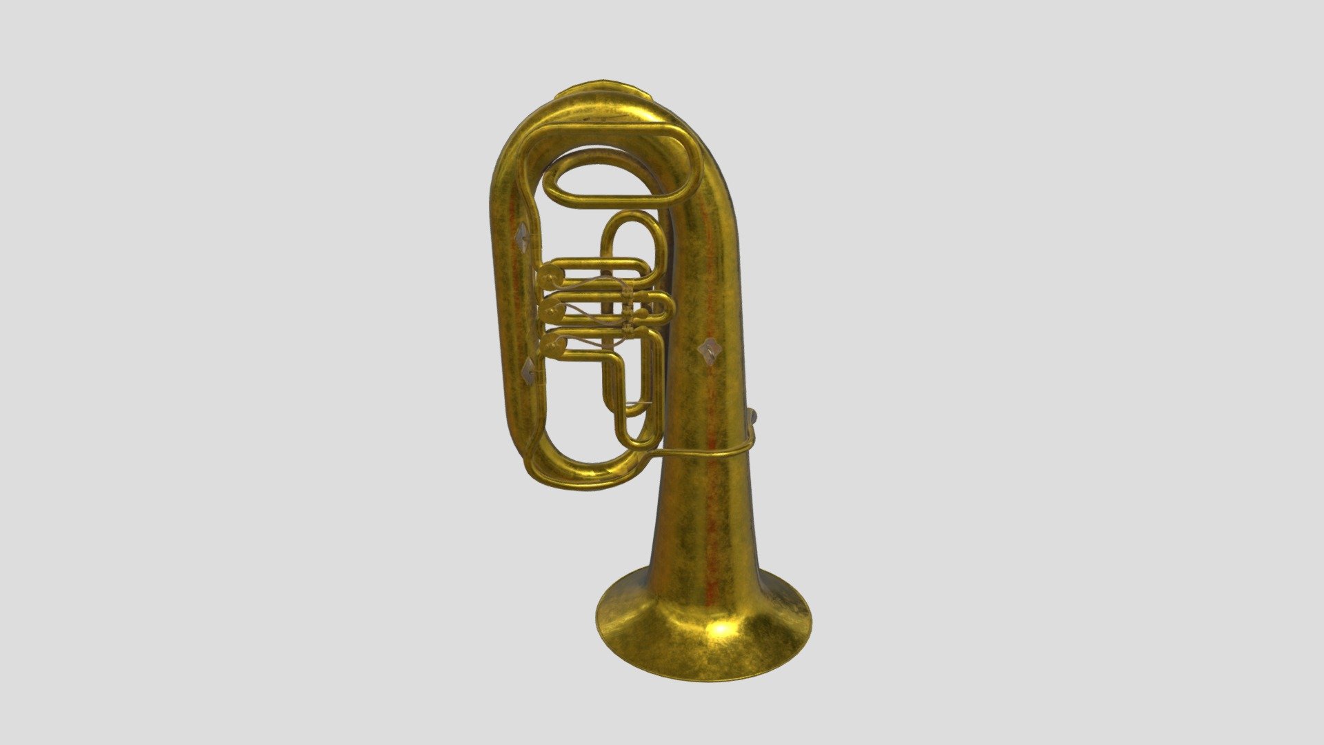 Orchestral trumpet Оркестровая труба Download Free 3D model by