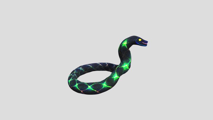 7cb40f16f508_glowing_galactic_snake 3D Model