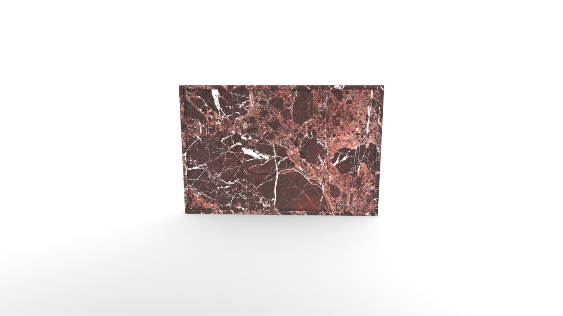 Turkish Flag Marble Plate