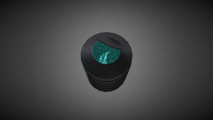Tank With Water 3D Model