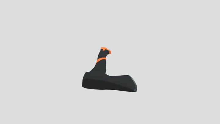 Metal Modern Axe 3D Model