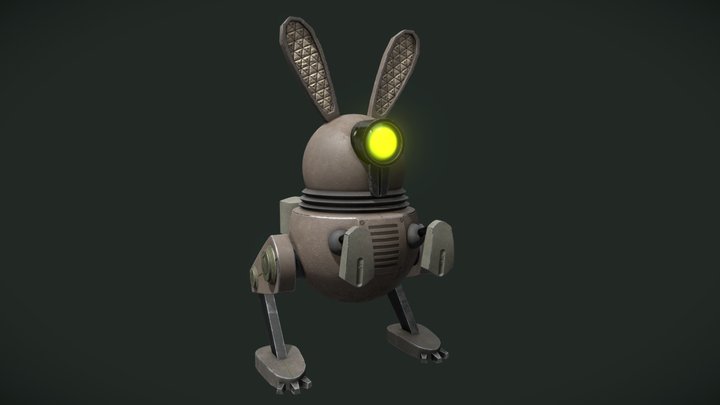Bunny Robot 3D Model