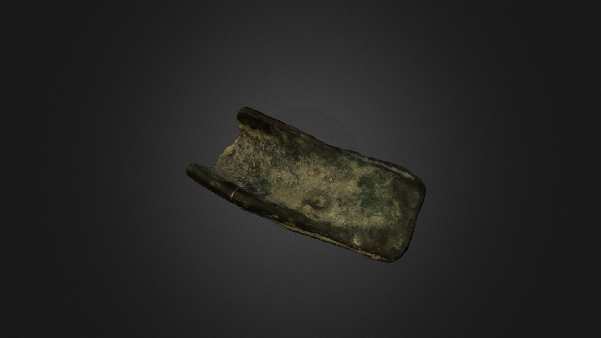 Bronze Age Palstave P1991 3-3 9A — Sketchfab embed 3D viewer