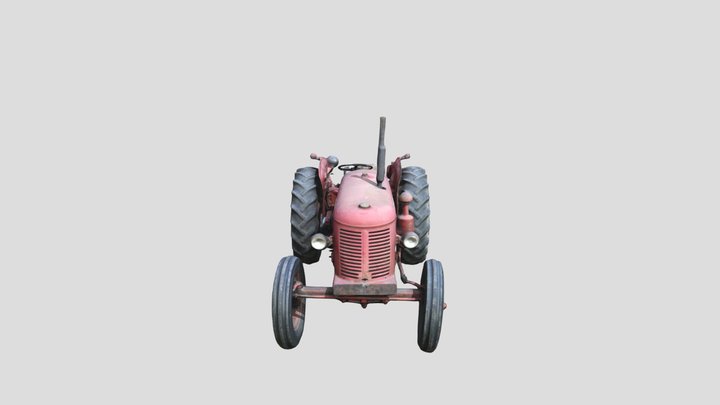David-brown-25d-tractor 3D Model