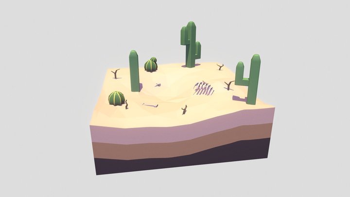 Desert 3D Model