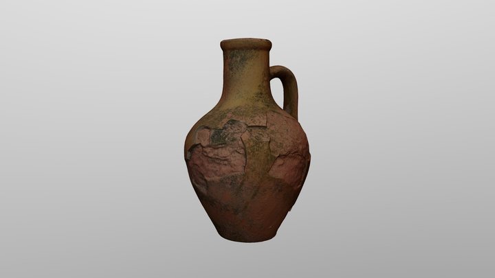 3D_Clay_Jug_02 3D Model