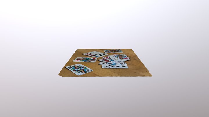 Soviet Playing Cards 3D Model