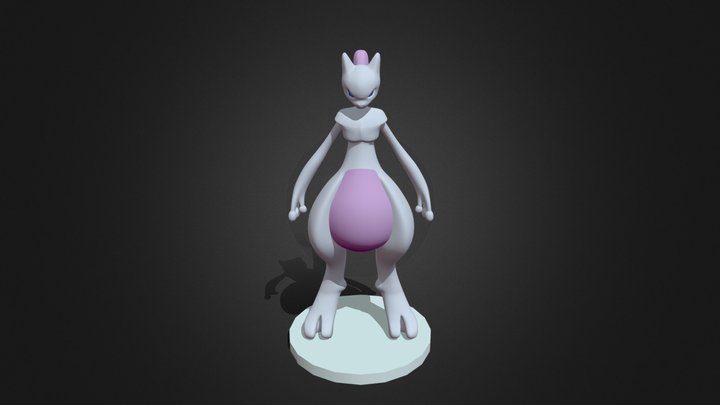 Mewtwo 3D Model