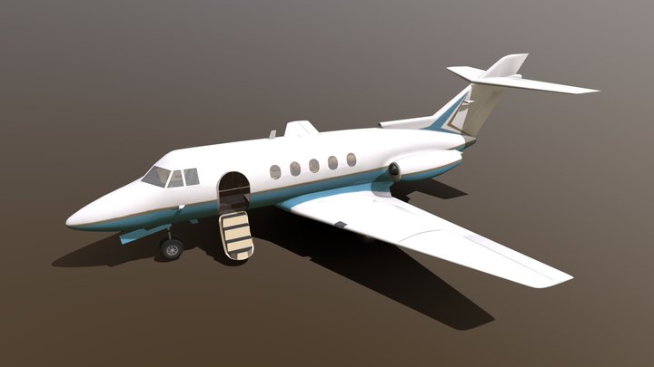 Bae 125 (Raytheon Hawker 800) – Modello 3D gratuito STL