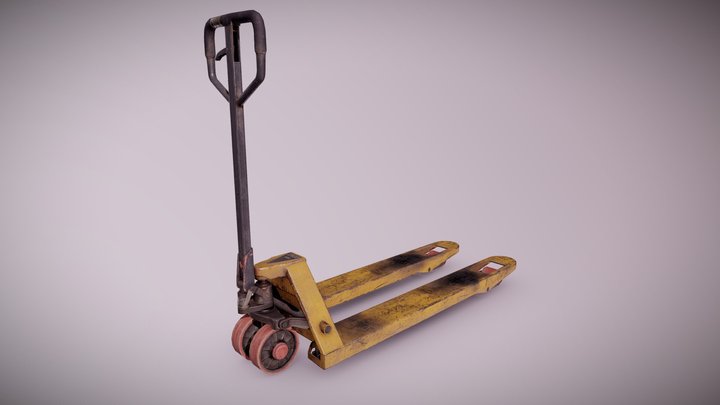 CON - Hand Forklift - PBR Game Ready 3D Model