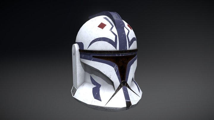 Clone Trooper Helmet 3D Model