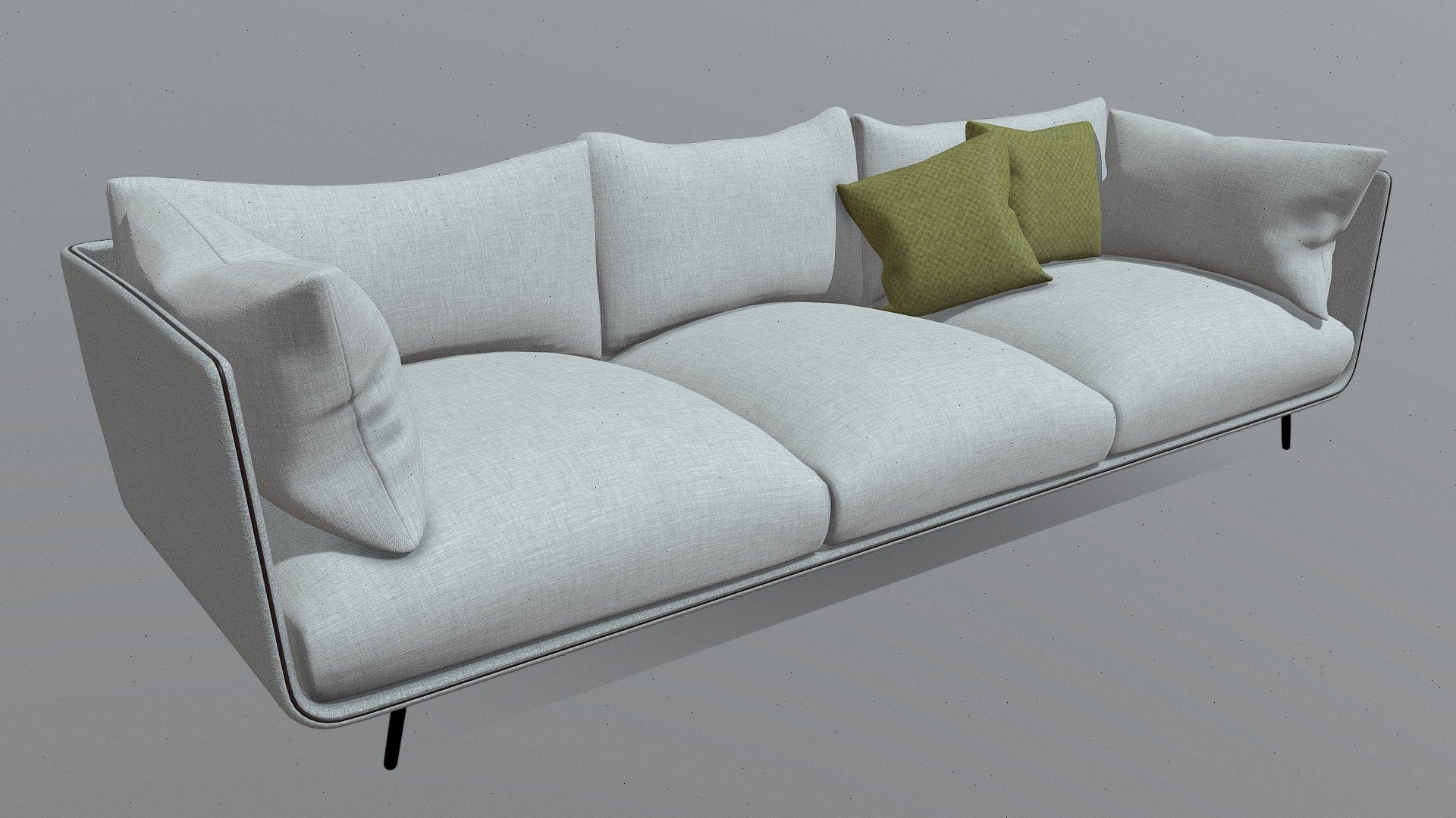 Nube sofa - 3D model by ikromov3d [73f7206] - Sketchfab