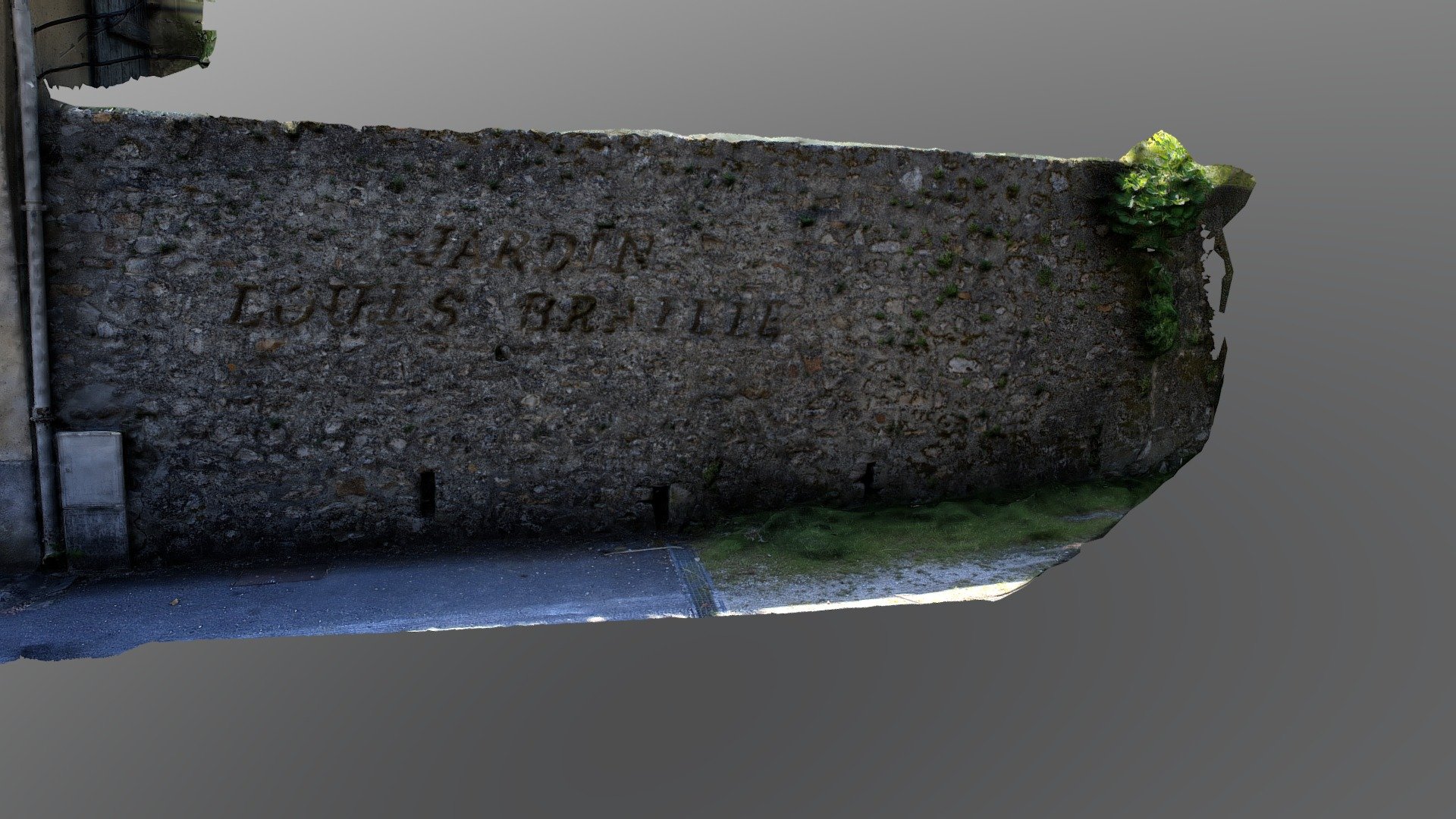 Mur du Jardin Louis Braille