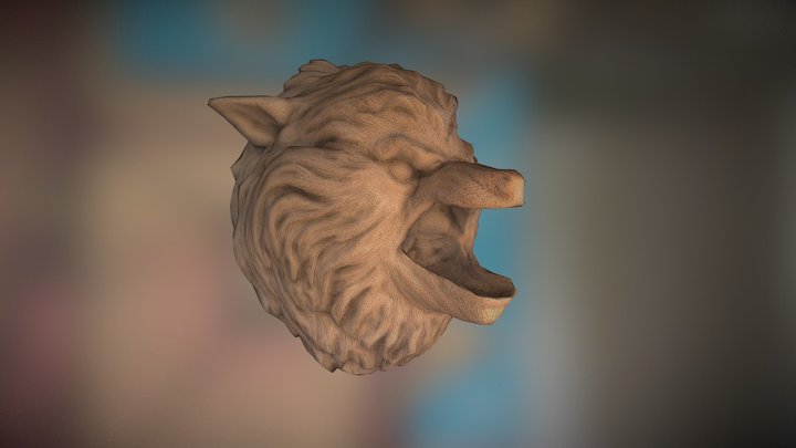 Wolf Scan 3D Model
