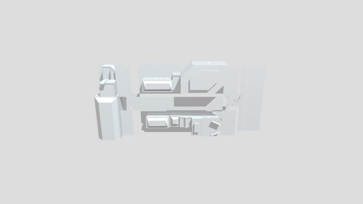 City Sceneb_gltf 3D Model