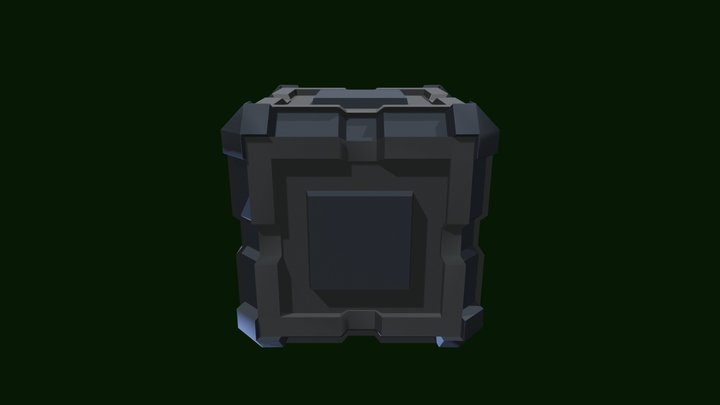 Crate 3D Model