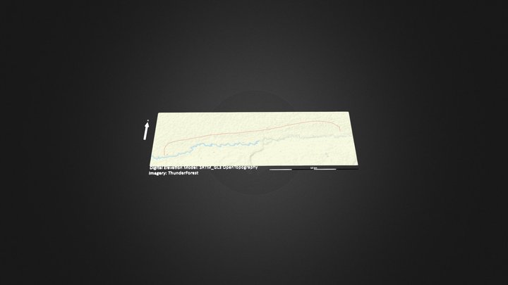 库伦沙漠_等高地图 – Modello 3D gratuito STL