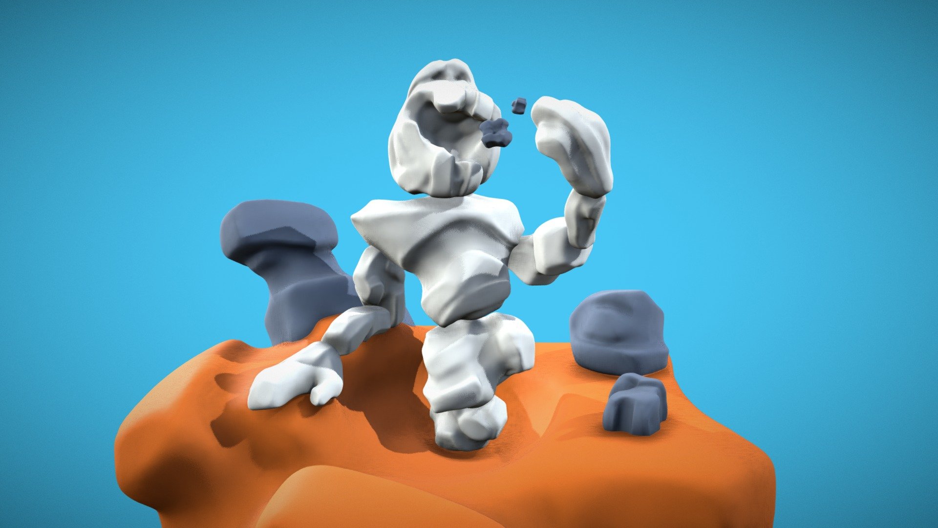 SculptJanuary18 Day05: Golem