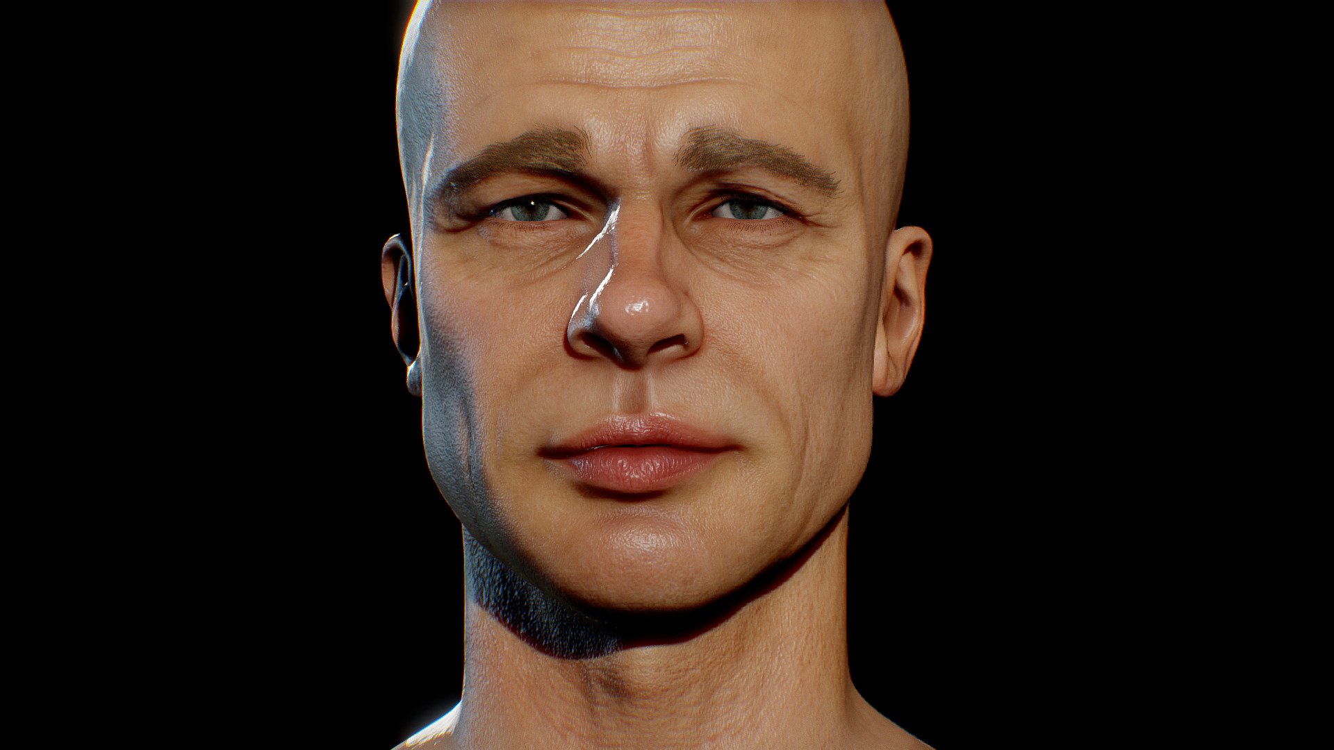 Brad Pitt 3D Model - Buy Royalty Free 3D model by George Siskas