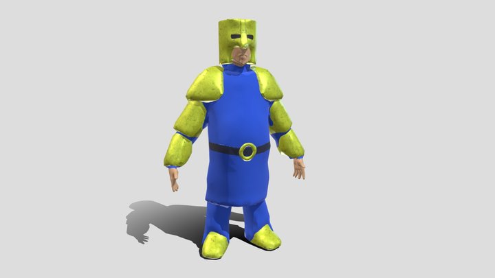 Dwarven Guard 3D Model