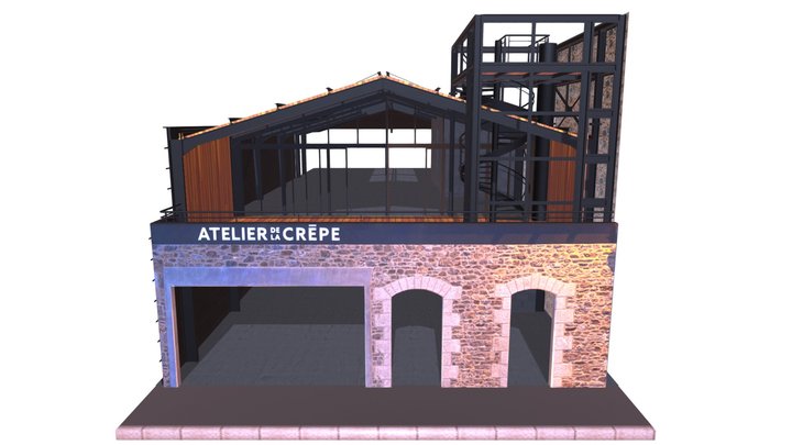 AtCrepe 3D Model