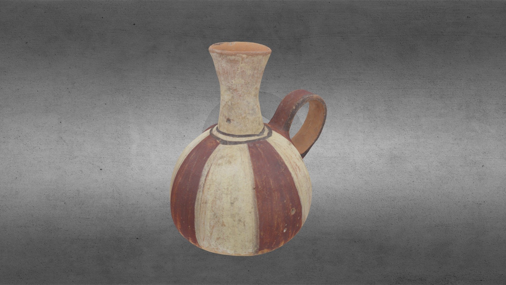 Botella de cerámica. Inca