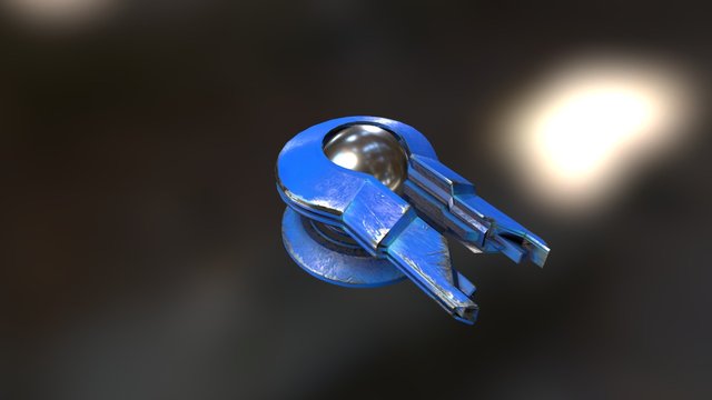 Scifi Turret 3D Model